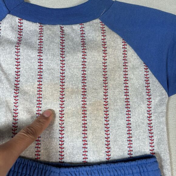 Disney T-Shirt & Shorts Toddlers Size 2T Mickey Slugsters Baseball Set Y2K New - Picture 3 of 7